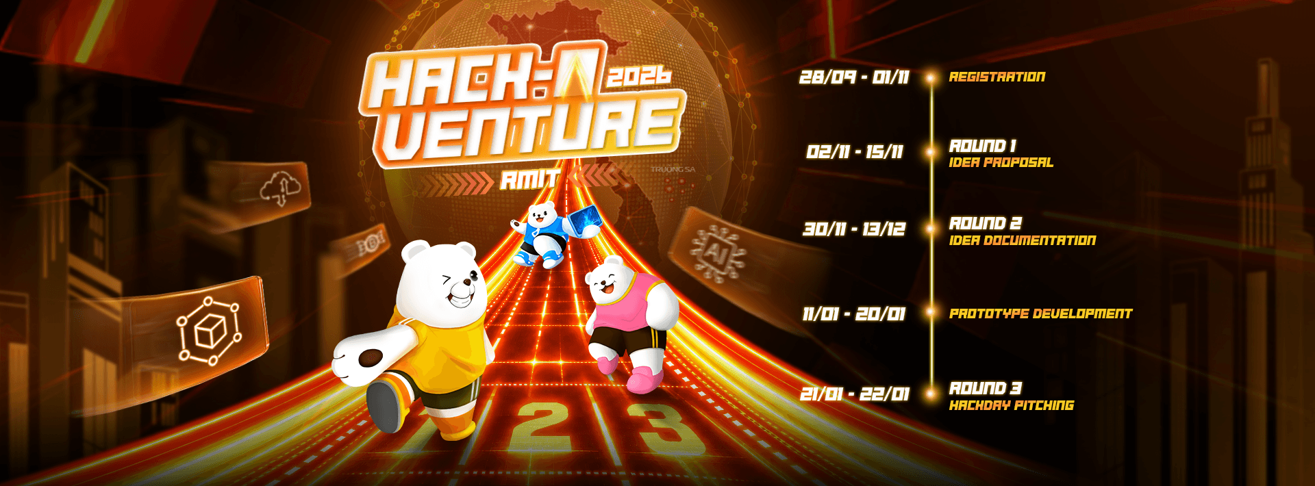 Hack-A-Venture Key Visual